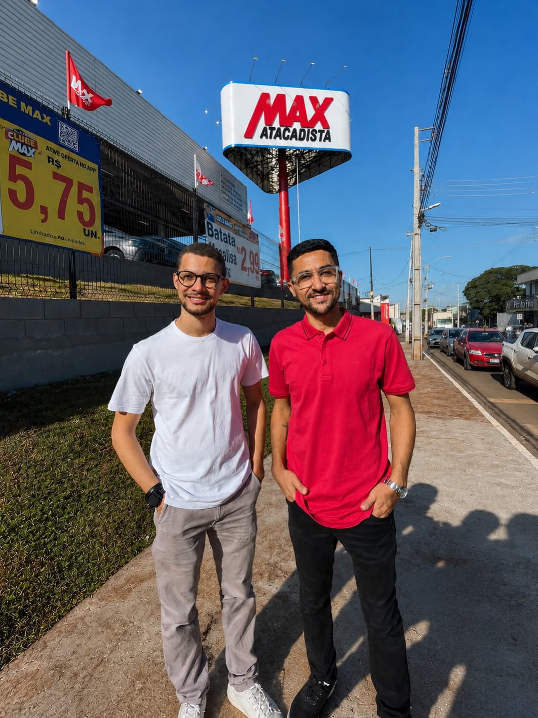 Os dois sócios da Sarandi da Deprê